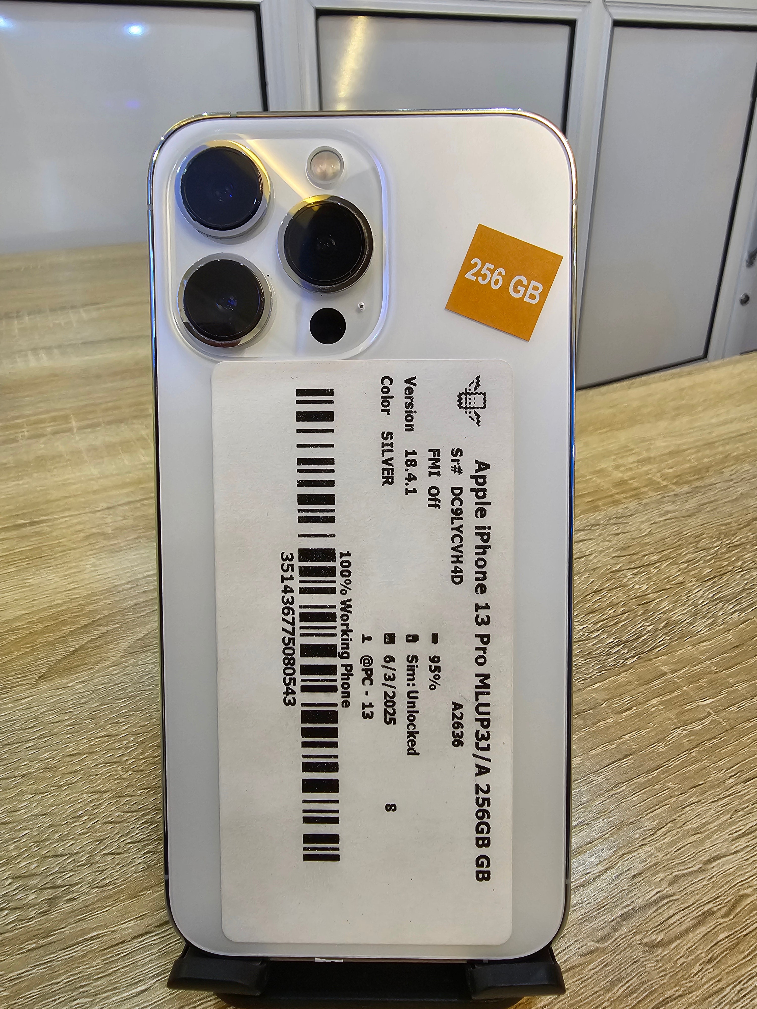 iPhone 13 Pro 256GB (Silver – UK Used)